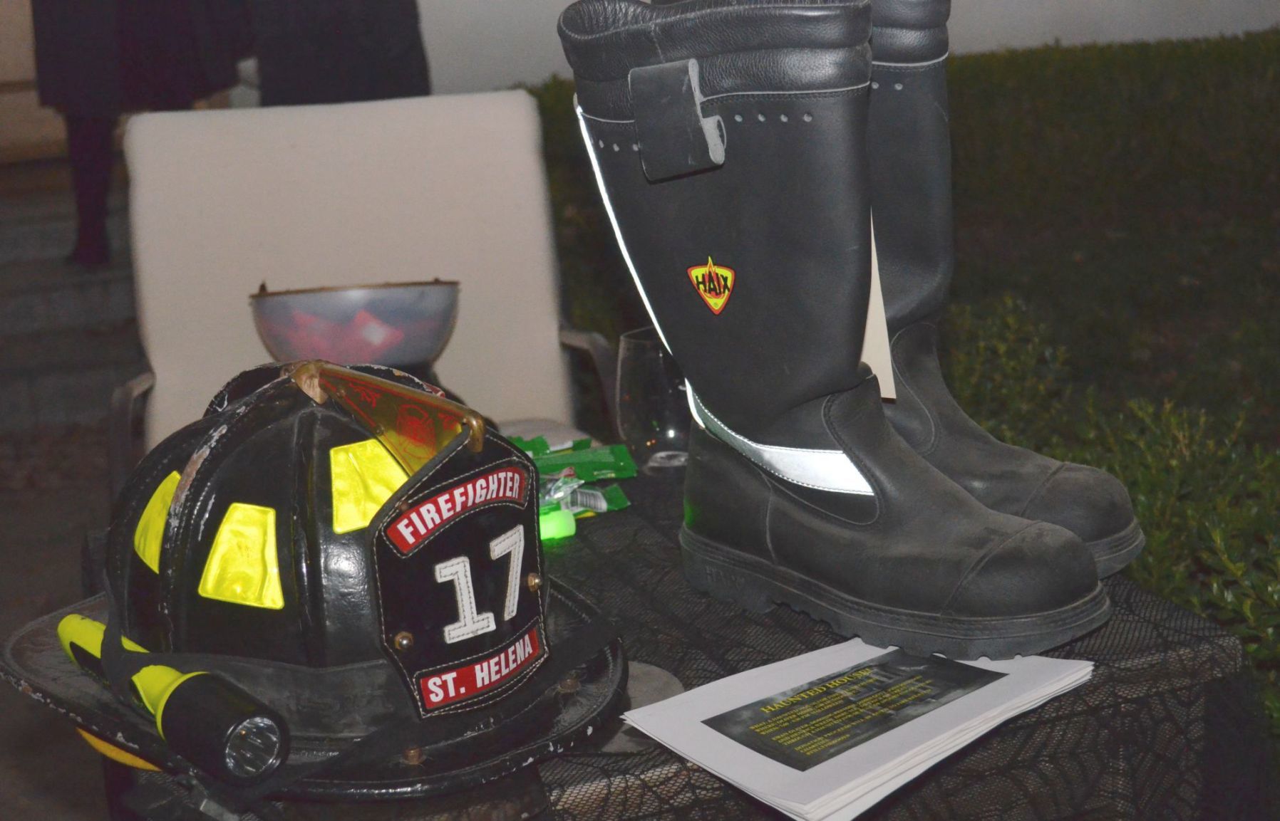 Firefighters' boots